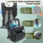 Lightweight Hydration Backpack with Water Bladder