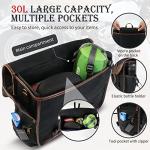 NICECNC Vintage Canvas Motorcycle Saddle Bags