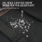 NICECNC Vintage Canvas Motorcycle Saddle Bags