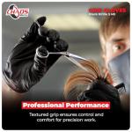 CHAOS Moto Grip Large Black Nitrile Gloves (100)