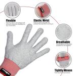 TECKWRAP Grey Vinyl Wrap Application Gloves - 2 Pairs