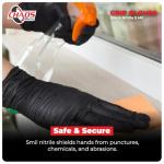 CHAOS Moto Grip Large Black Nitrile Gloves (100)