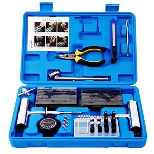 68-Piece Heavy Duty Tire Repair Kit for All Vehicles