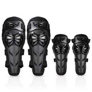 4-Piece Motorcycle Knee & Elbow Pad Set