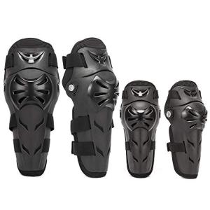 KING SHOWDEN 4Pcs Motorcycle Knee & Elbow Pads