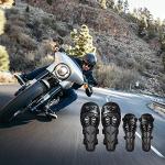 4-Piece Motorcycle Knee & Elbow Pad Set