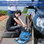 68-Piece Heavy Duty Tire Repair Kit for All Vehicles