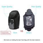 Water Resistant Magnetic Motorcycle Tank Bag - Black