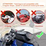 Dracarys Magnetic Motorcycle Tank Bag - Black