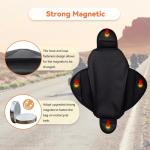 Dracarys Magnetic Motorcycle Tank Bag - Black