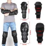 KING SHOWDEN 4Pcs Motorcycle Knee & Elbow Pads