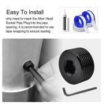 Black Aluminum 3/4" NPT Plugs, Pack of 2