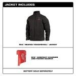 Milwaukee M12 Heated TOUGHSHELL Jacket - Black XL