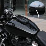 7'' Magnetic Motorcycle Tank Bag with Headphone Hole