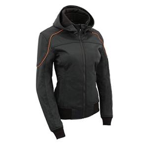 Milwaukee Leather Women's Black Armored Motorcycle Jacket