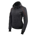 Milwaukee Leather Women's Black Armored Motorcycle Jacket