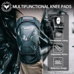 DUHAN CE Level 1 Motorcycle Knee Pads - Black