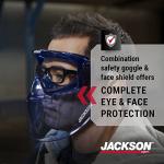 Jackson Safety GPL500 Premium Goggles with Faceshield