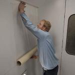 RBL 438 Clear Spray Booth Wall Film 36" X 100