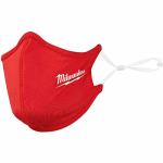 Milwaukee 3 Pack Red 2-Layer Face Masks