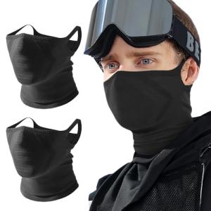 WTACTFUL 2-Pack Breathable Neck Gaiter Face Masks