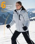 Wulcea XL Heated Jacket for Women, Glacier Gray