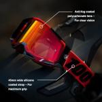 100% MX Multi-Colour Motorcycle Glasses, One Size
