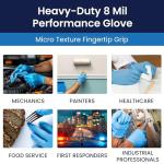 Adenna Empower 8 mil Nitrile Exam Gloves, Large