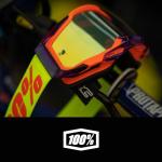 100% MX Multi-Colour Motorcycle Glasses, One Size