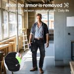 Men's Motorcycle Riding Pants with Armor, Black