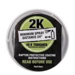Raptor 2K White Bedliner Aerosol Spray, 13.2 oz