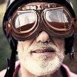 Vintage Motorcycle Goggles for Pilots and Riders