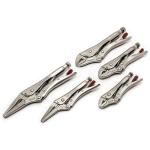 5-Piece Crescent Locking Pliers Set with Wire Cutter
