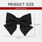 Merdege Removable Bow Helmet Accessory for Women