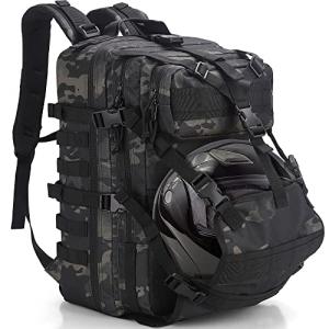 YOUNGOA Green Camo Motorcycle Helmet Backpack