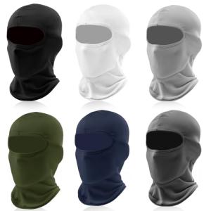 6 Pack Windproof Full Face Masks for Outdoor Use