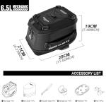 Rhinowalk Magnetic Motorcycle Tank Bag with Rain Cover