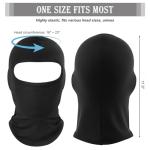 6 Pack Windproof Full Face Masks for Outdoor Use