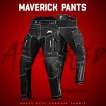 JAG Motorcycle Pants with Armor Protection - Black