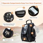 Dracarys Magnetic Motorcycle Tank Bag - Black