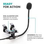 Movo ACM400 Gooseneck Mic for Motorcycle Vlogging