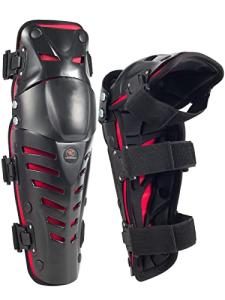 RIDBIKER Adjustable Motorcycle Knee Shin Guards