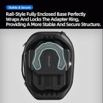 Rhinowalk Magnetic Motorcycle Tank Bag with Rain Cover