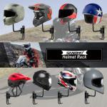 SANGMO 180° Wall-Mounted Motorcycle Helmet Rack