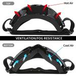 JAMIEWIN ATV Goggles for Motorcycle and Offroad Use