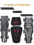 RIDBIKER Adjustable Motorcycle Knee Shin Guards
