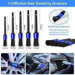 26-Piece Car Detailing Brush Set and Kit
