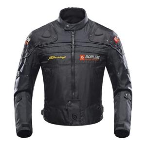 BORLENI Windproof Motorcycle Jacket with CE Armor