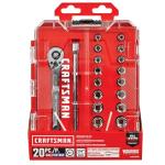20-Piece 1/4 Inch Drive Mechanics Tool Set