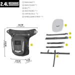 Rhinowalk Magnetic Motorcycle Fuel Tank Bag with Pockets